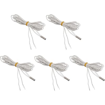 5 STUKS Verwarmingspatroon RVS Nikkel Chroom Draad 70W 3D Printer Verwarmingsbuis voor Ender 3 white