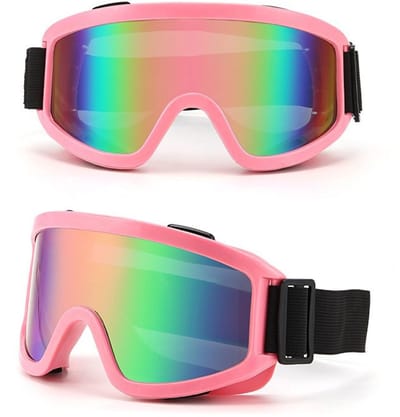 Dailygoods- Skibril anti-condens - Verstelbaar - UV-bescherming - Skibril voor heren/dames - Skibril voor brildragers - Robuust ontwerp - Snowboardbril