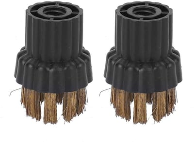 Dailygoody - H2O X5 Cleaner - Vervangende Borstels - Effectief Stoomreinigen - Zwart en Geel - Dweilaccessoires - Geschikt voor Hardvloeren en Apparaten