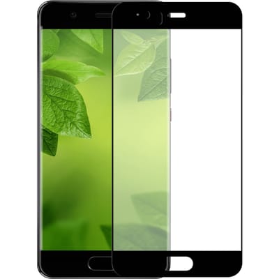 Huawei P10 screenprotector gehard glas Edge to Edge - Zwart