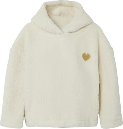 NAME IT - NKFODINE LS TEDDY PULLOVER WH PS - Meisjes - Sweaters