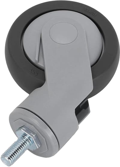 Zwenkwiel - Stil wiel - Meubels verplaatsen - Aluminiumlegering - 4 Inch - Grijs