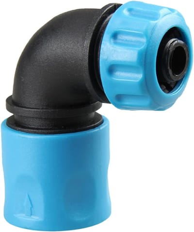 stuk tuinslang, snelkoppeling, hoekadapter, 1/2 inch slangaansluiting, 90 graden slangverdeler, tuinslangkraan, tuinirrigatie-accessoires, bewatering, autowassen