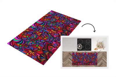 Keukenloper - Loper keuken - Patroon - Jungle - Abstract - 120x60 cm - Keukenloper vinyl