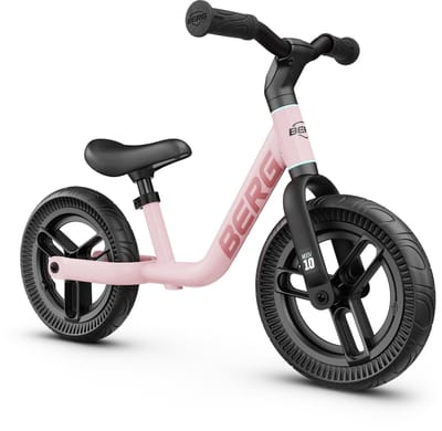 BERG MOOV10 Loopfiets - 2+ jaar - 10 inch - Lichtgewicht - Anti-lek EVA Banden - Verstelbaar Stuur en Zadel - Roze