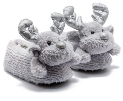 Berussa - Twigy Dames Pluche Pantoffels - Damesmode - Dames Sloffen - Pantoffels Dieren - Hertenpatroon - Hertenster 36/41
