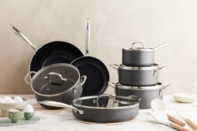 ISENVI Victoria Forged Chef Totaal Pannenset Inductie - Keramisch - 20 Delig - PFAS, PTFE Vrij - Alle warmtebronnen