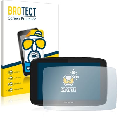 BROTECT - Screenprotector voor TomTom GO Essential 6" - Folie Beschermfolie matte 2 Stuks
