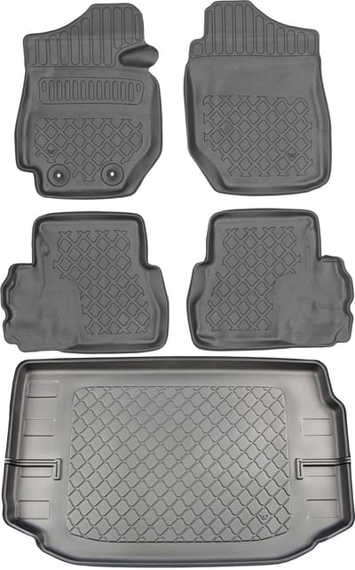 Max-Dywanik Aristar Serie - Kofferbakmat en Rubbermatten - Suzuki Jimny II SUV 2018 - Hoge Randen - Zwart