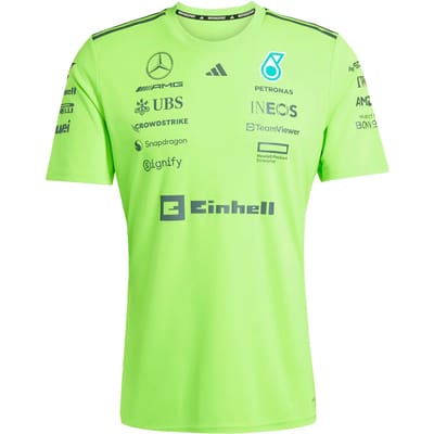 adidas Performance MERCEDES - AMG PETRONAS FORMULA ONE TEAM SET UP T-SHIRT - Heren - Groen