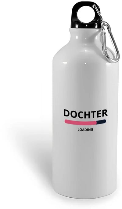 Hacebo® - dochter loading waterfles - Dochter - ochtendkoffie laden - verjaardagscadeau - verjaardag - cadeau - cadeautje voor dochter - dochter artikelen - kado - geschenk - gift - water fles - 400ML