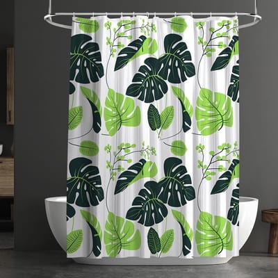 Waterdichte Douchegordijn van PEVA, Schimmelbestendig en Met 12 Haakjes, 180 x 180 cm voor Badkamer en Douchecabine, Ideaal voor een Frisse en Hygiënische Badervaring
