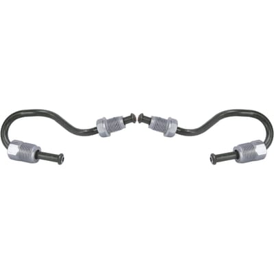 Lot de 2 conduites de frein arrière gauche et droite 1K0611763E et 1K0611763F de remplacement pour Audi A3 Cabriolet gray
