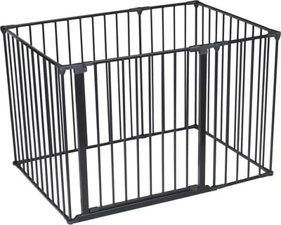 Safetots Grondbox, 72cm x 105cm, Zwart, 70cm Hoog, Baby Speelpen
