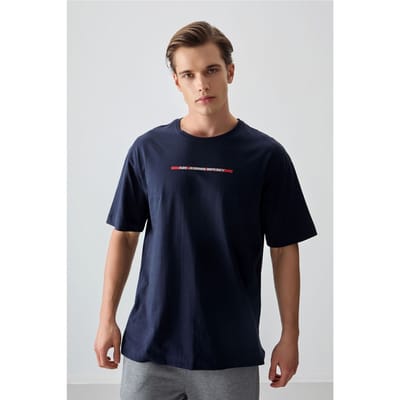 Oversized Katoenen Crew Neck T-Shirt