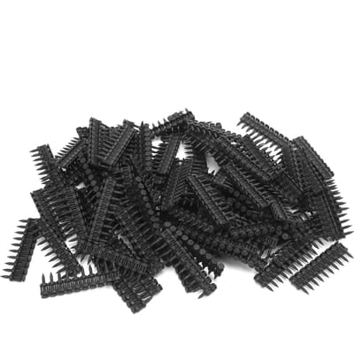 1000 stuks Gasnagels Rond van Scherpte Zwarte Film Rij Deur Raam Accessoires 3 4in black