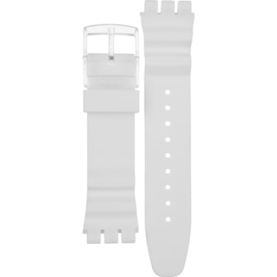 Swatch Plastic - Scuba Libre - SUU ASUUK114 SUUK114 Die Weisse Horlogeband
