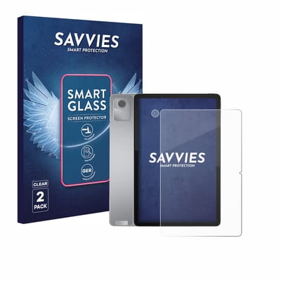 2 Stuks Savvies Screenprotector - geschikt voor Lenovo Tab M11 (Voor+Camera) - beschermfolie glas transparant