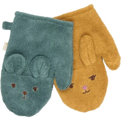 Badhandschoenen kind Fabelab Bear and Bunny (x2)