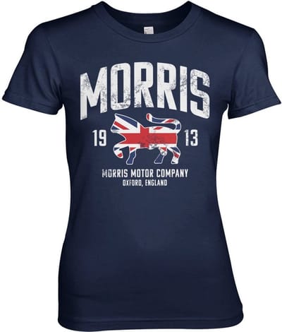 Morris Motor Company Girly Tee dames-T-shirt marineblauw