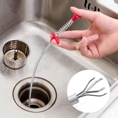 New Age Devi - Flexibele Ontstopper voor gootstenen en riolen - Verwijder moeiteloos haren en verstoppingen