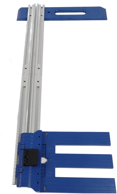 Houtbewerkingsgeleider - Multifunctionele cirkelzaaggeleider van aluminiumlegering - Geschikt voor houtbewerking