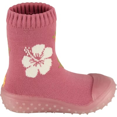 Avontuurlijke sokken met rubberen zool met bloemenpatroon voor babyjongen Sterntaler