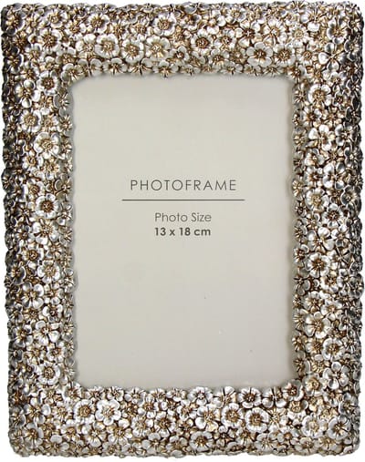 HD Collection Fotolijst Bloemen Polyresin 13x18cm