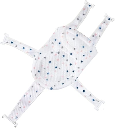 Dailygoods- Badkuipstoel Verstelbaar - Opvouwbaar - Antislip Badnet - Badaccessoires - Veilig voor Baby's - Europese Stijl - Badzitje