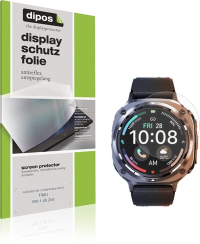 dipos – 6x Matte Beschermfolie geschikt voor TIMU S90 1.45 Zoll | Krasbestendige & antireflecterende Screenprotector Ultra-Thin