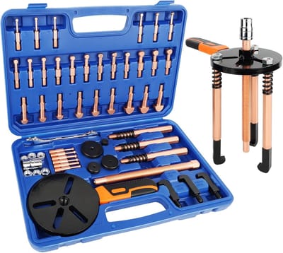 Lagertrekkerset - Wiellagergereedschap - Lagers Verwijderen - 8 Spantangen Maten - 3 Haken - Blauw