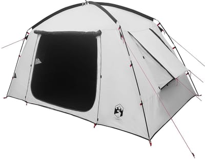 vidaXL - Huisje - Tent - met - dak - Wit - Blackout - 300 - x - 210 - x - 156 - cm - Polyester