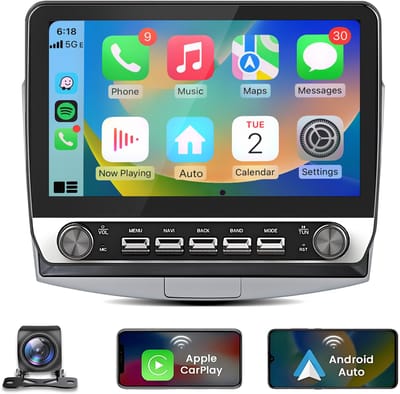 Junsun Android 15 Autoradio Geschikt voor Passat B7 2010-2015, 6GB+128GB, Draadloze CarPlay & Andriod Auto, DAB+, GPS-Navigatie, Bluetooth,WIFI, RDS, SWC, 9-inch Touchscreen, 4G-LTE, DSP, Octa-core processor
