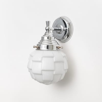 Wandlamp Bretagne Royal Chroom - Art Deco Trade
