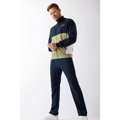Sportief heren huispak Hajo - Blauw - Maat - 50