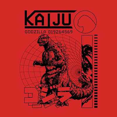 Godzilla Kaiju Unisex T-Shirt - Red - L