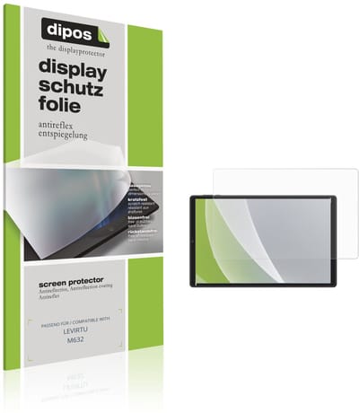 dipos – 2x Matte Beschermfolie geschikt voor LEVIRTU M632 | Krasbestendige & antireflecterende Screenprotector Ultra-Thin