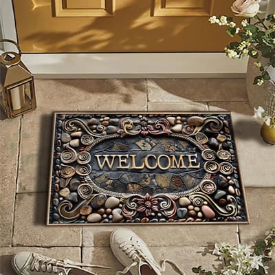 Luxe Vintage Entree Deurmat Wasbaar Binnen Tapijt Vloerkleed voor Huisdecoratie Vloermat Slaapkamer Hal Badkamer Op Maat 50x80cm