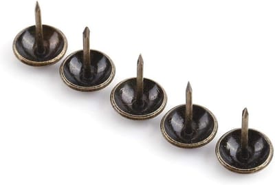 Decoratieve kopspijkers voor meubels - 100 stuks - 12 x 17 mm