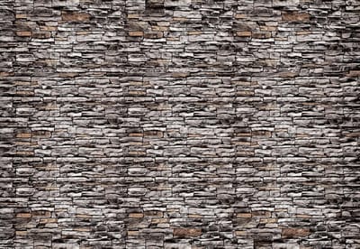 Fotobehang Stone Wall | XL - 208cm x 146cm | 130g/m2 Vlies