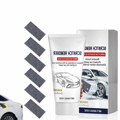 Krasverwijderaar voor auto - Krasreparatiespray - Krassen verwijderen - Krassen polijsten en repareren - 60g