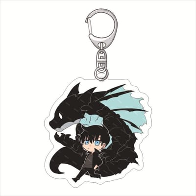 Solo Leveling Populaire Cartoon Anime Acryl Dubbelzijdige Sleutelhanger Rugzak Decoratie Accessoires Neutraal Feest Verjaardagscadeau white