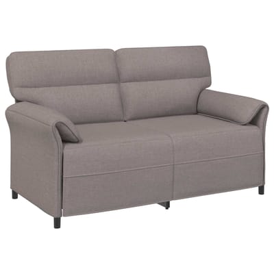 vidaXL - 2-Zits - Sofa - Taupe - 158 - x - 83 - x - 95 - cm