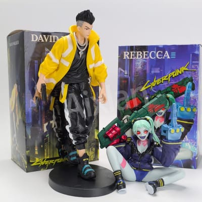 Aixlan David Martinez Rebecca PVC Actiefiguur Cyberpunk Edgerunners Anime Figuur Verzamelaar Model Kerstcadeau Speelgoed Pop
