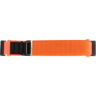 Rekbaar Geweven Nylon Smartwatch Band Riem Vervangingsaccessoire Geschikt voor Fitbit Versa 4 3 Sense 2 oranje