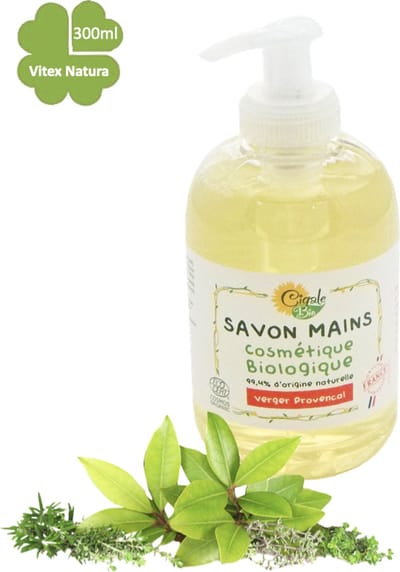 Franse provinciaalse vloeibare handzeep | 300ml | (H)eerlijk zeep | Biologisch ecologisch | Cigale Bio