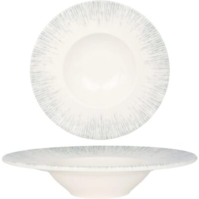 Bonna Pastabord - Iris - Porselein - 28 cm (400cc) - set van 2