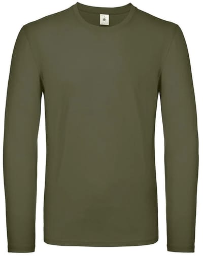 T-shirt met lange mouwen B&C E150