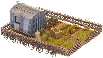Modelspoorbaan Tuinset met Bouwvoertuig - Uitbreidbaar Landschapselement