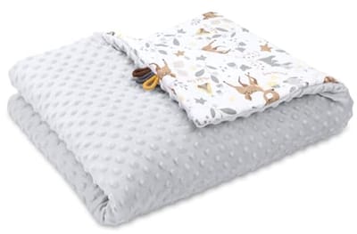 Zachte Babydeken 75x100cm - Multifunctionele Warmte voor Kinderwagens en Bedjes